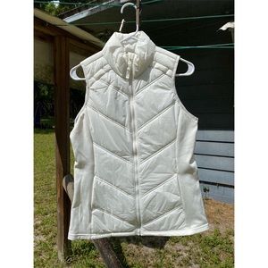 White Puffy Vest